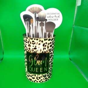 💥3/$20 Glam Squad Animal Print Decorative Make Up Brush Holder!